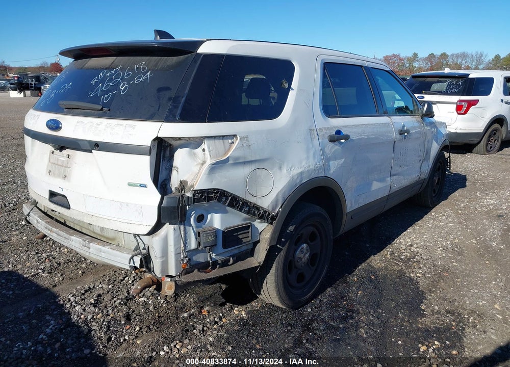 2018 FORD POLICE INTERCEPTOR UTILITY VIN: 1FM5K8AR8JGC74899
