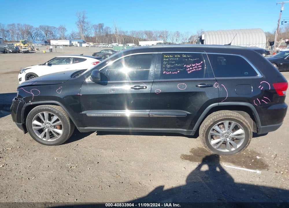2012 JEEP GRAND CHEROKEE LAREDO VIN: 1C4RJFAG4CC281127