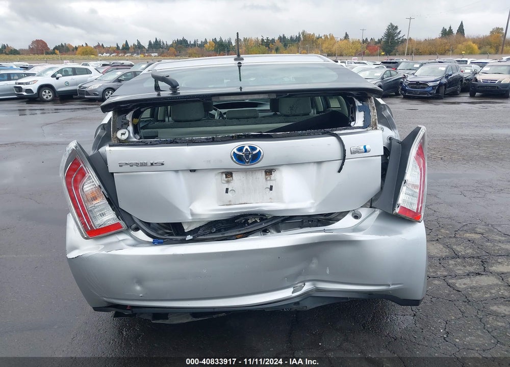 2012 TOYOTA PRIUS THREE VIN: JTDKN3DU2C1542837