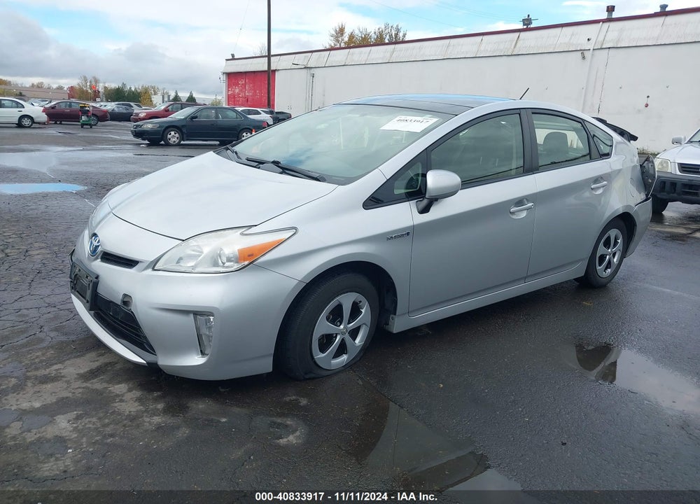 2012 TOYOTA PRIUS THREE VIN: JTDKN3DU2C1542837