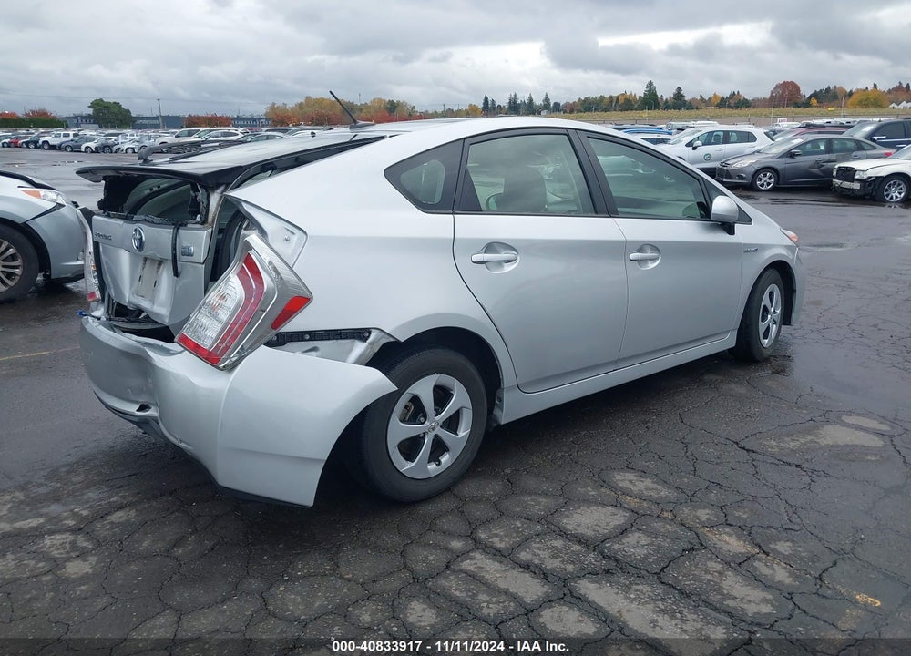 2012 TOYOTA PRIUS THREE VIN: JTDKN3DU2C1542837