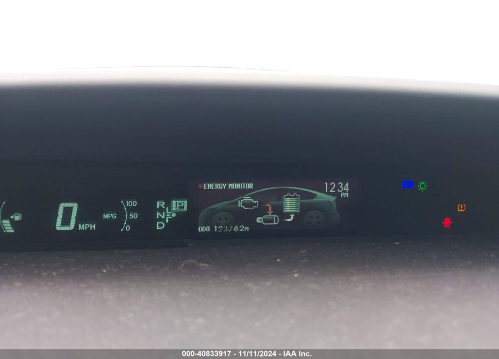 2012 TOYOTA PRIUS THREE VIN: JTDKN3DU2C1542837