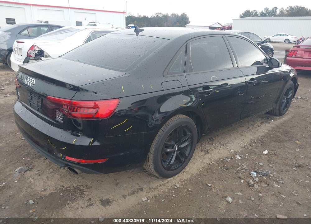 2017 AUDI A4 2.0T PREMIUM VIN: WAUANAF44HN033634