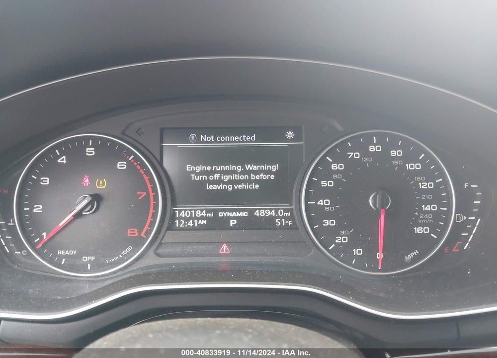 2017 AUDI A4 2.0T PREMIUM VIN: WAUANAF44HN033634