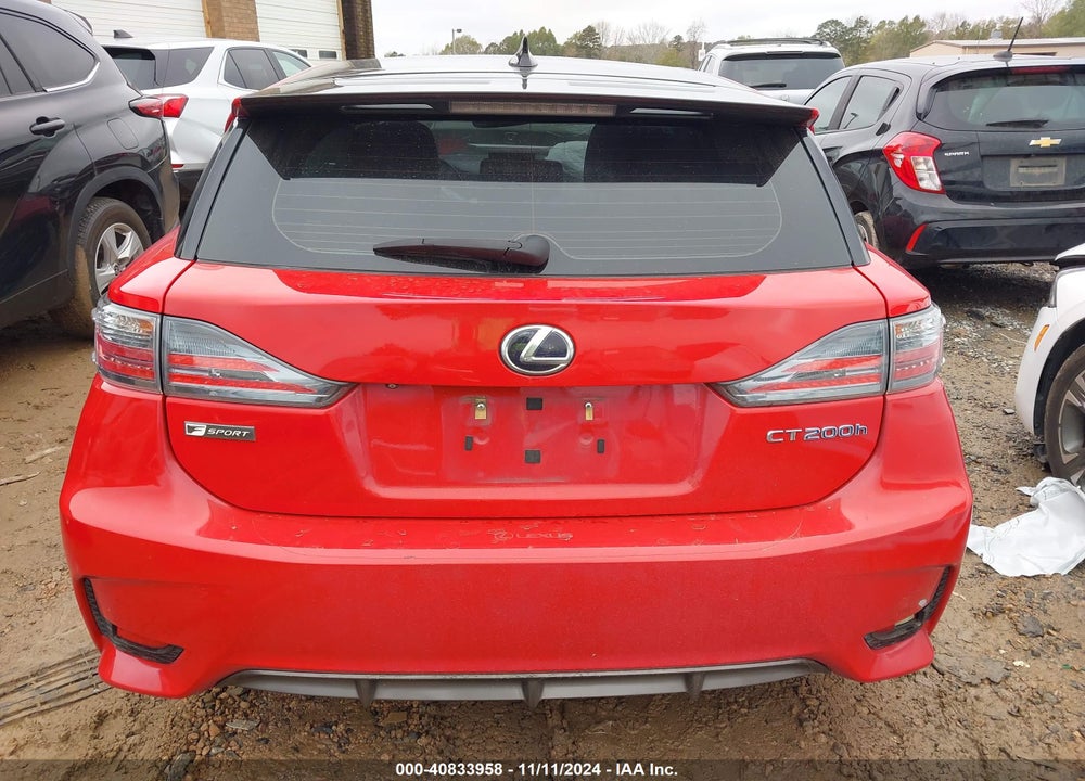2015 LEXUS CT 200H VIN: JTHKD5BH8F2224531
