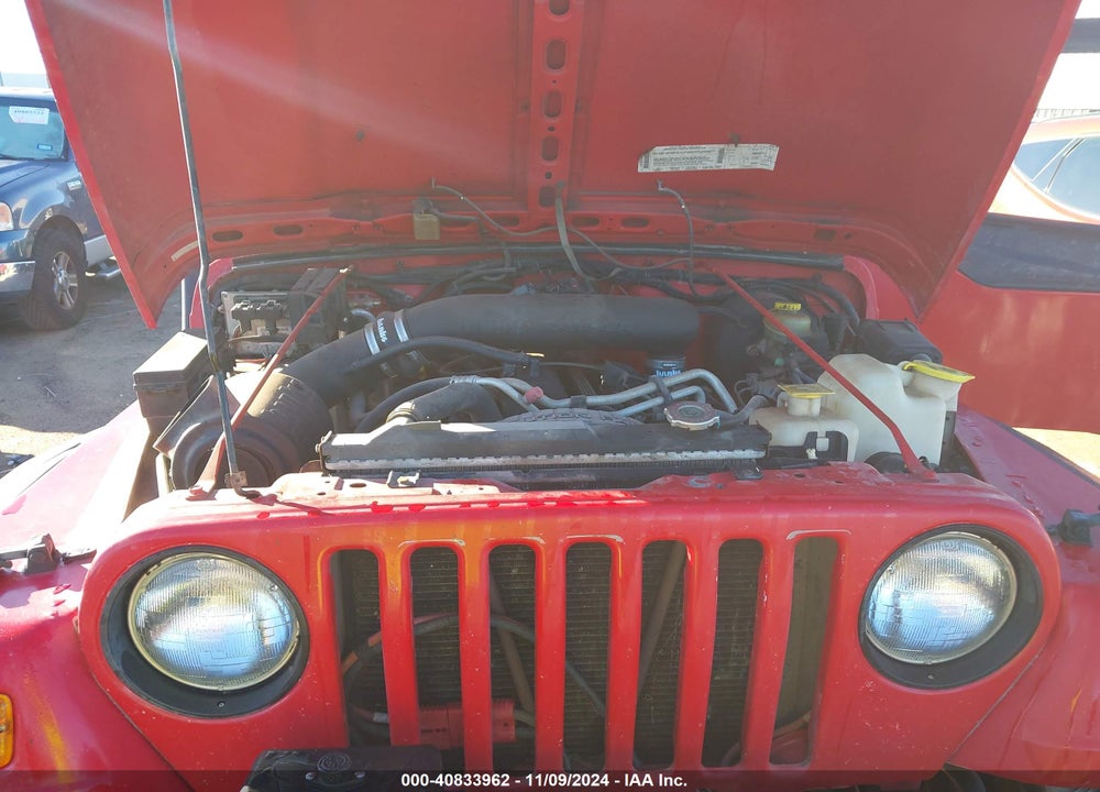 2000 JEEP WRANGLER SPORT VIN: 1J4FA49S9YP755888
