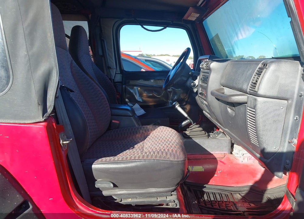 2000 JEEP WRANGLER SPORT VIN: 1J4FA49S9YP755888