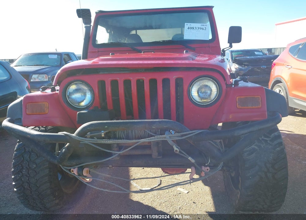 2000 JEEP WRANGLER SPORT VIN: 1J4FA49S9YP755888