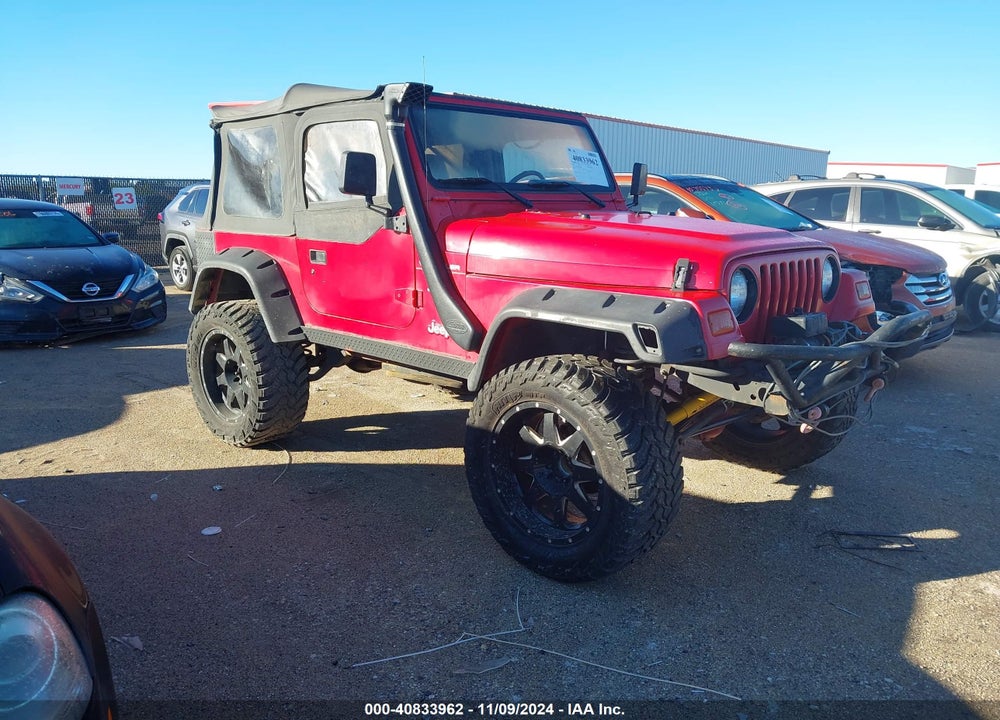 2000 JEEP WRANGLER SPORT VIN: 1J4FA49S9YP755888