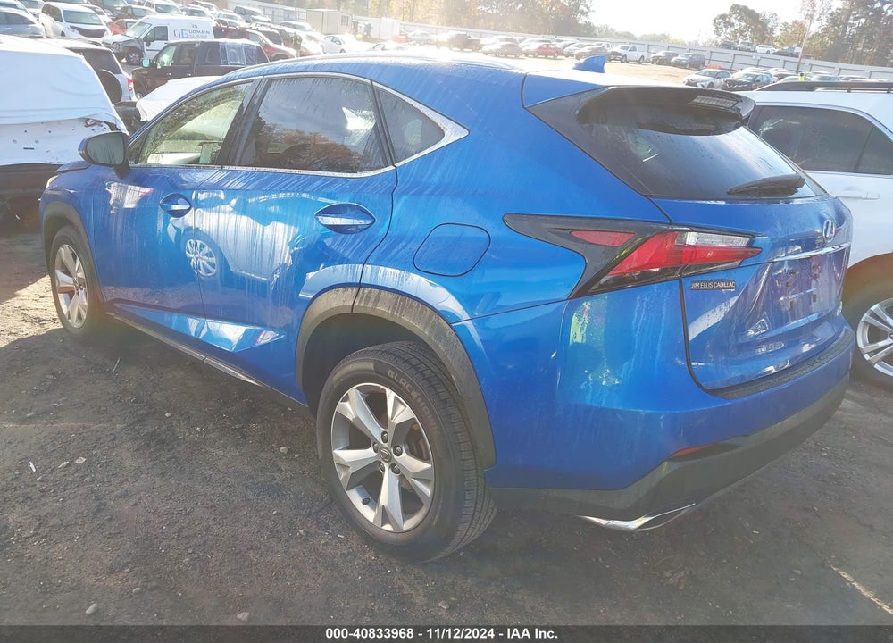 2017 LEXUS NX 200T VIN: JTJYARBZ5H2067593