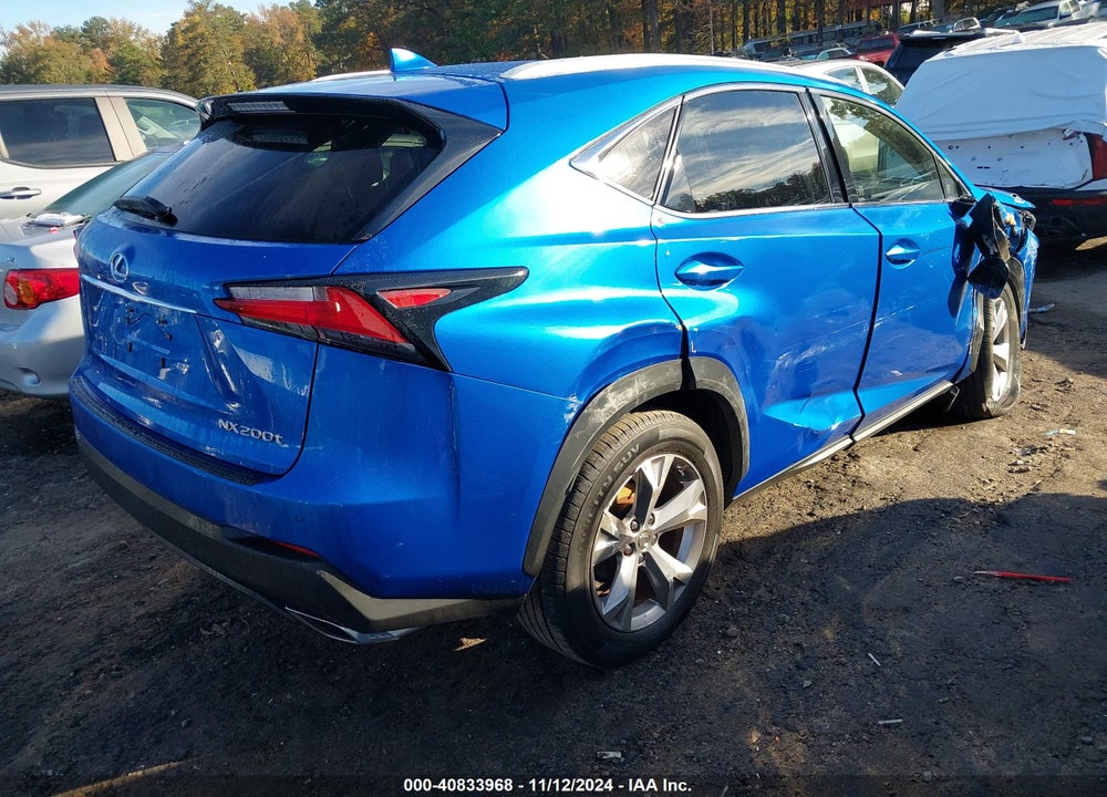 2017 LEXUS NX 200T VIN: JTJYARBZ5H2067593