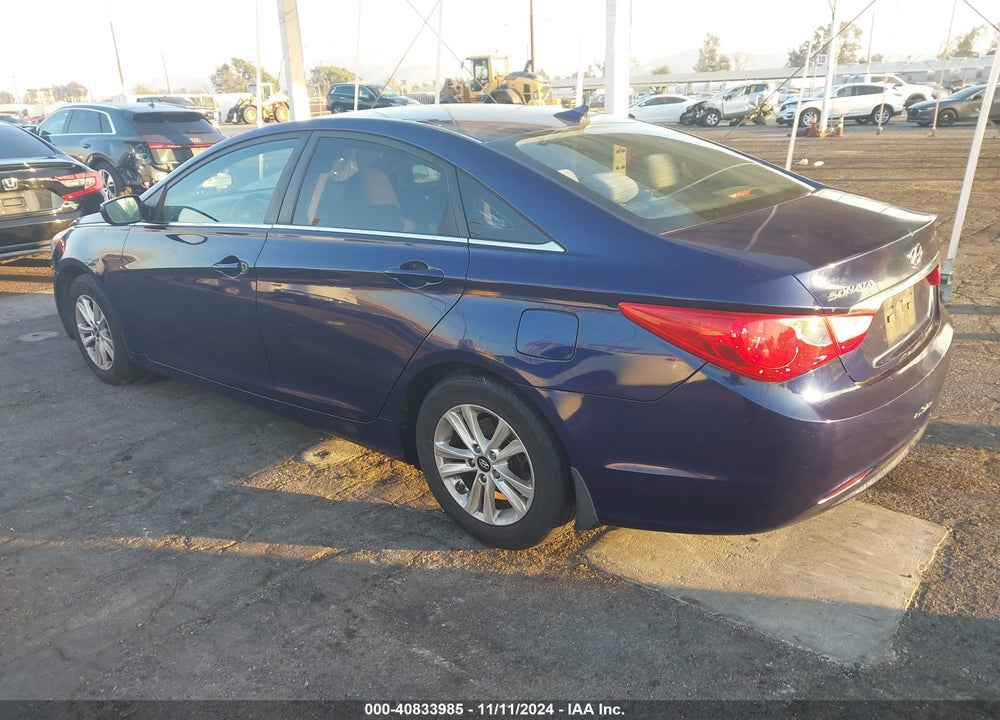 2013 HYUNDAI SONATA GLS VIN: 5NPEB4AC0DH684962