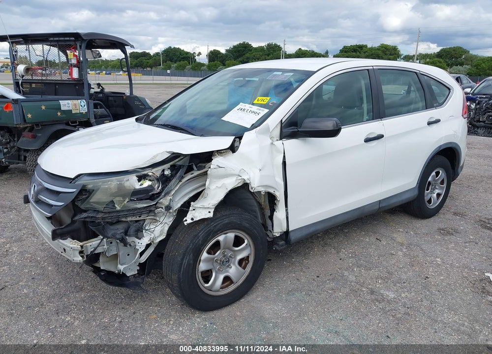 2012 HONDA CR-V LX VIN: 5J6RM3H37CL018469