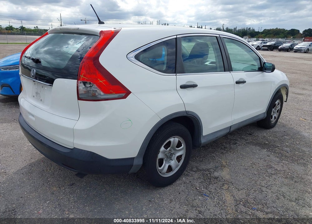 2012 HONDA CR-V LX VIN: 5J6RM3H37CL018469