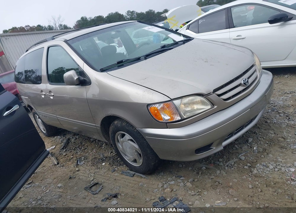2002 TOYOTA SIENNA VIN: 4T3ZF13CX2U427914
