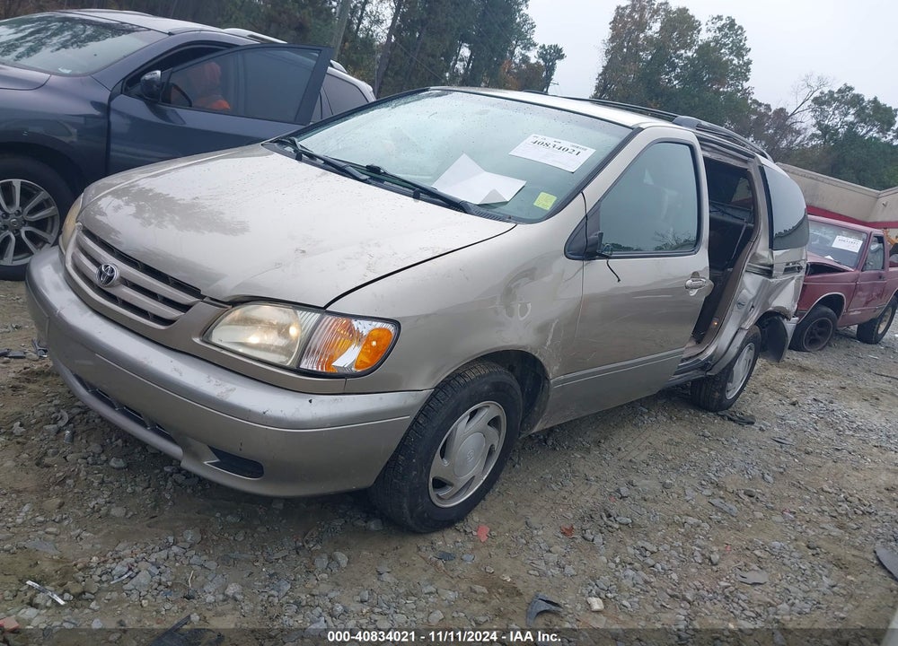 2002 TOYOTA SIENNA VIN: 4T3ZF13CX2U427914