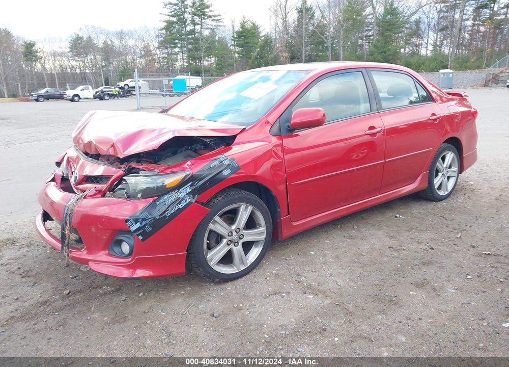 2013 TOYOTA COROLLA S VIN: 2T1BU4EEXDC071131