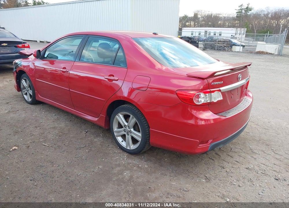 2013 TOYOTA COROLLA S VIN: 2T1BU4EEXDC071131
