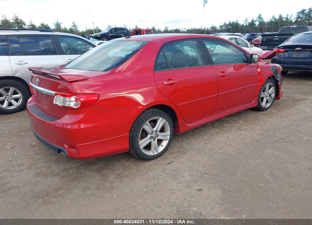 2013 TOYOTA COROLLA S VIN: 2T1BU4EEXDC071131