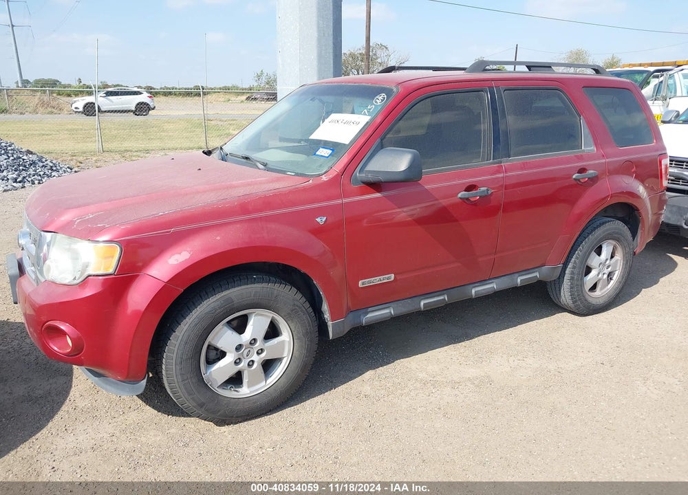 2008 FORD ESCAPE XLT VIN: 1FMCU03128KD30675