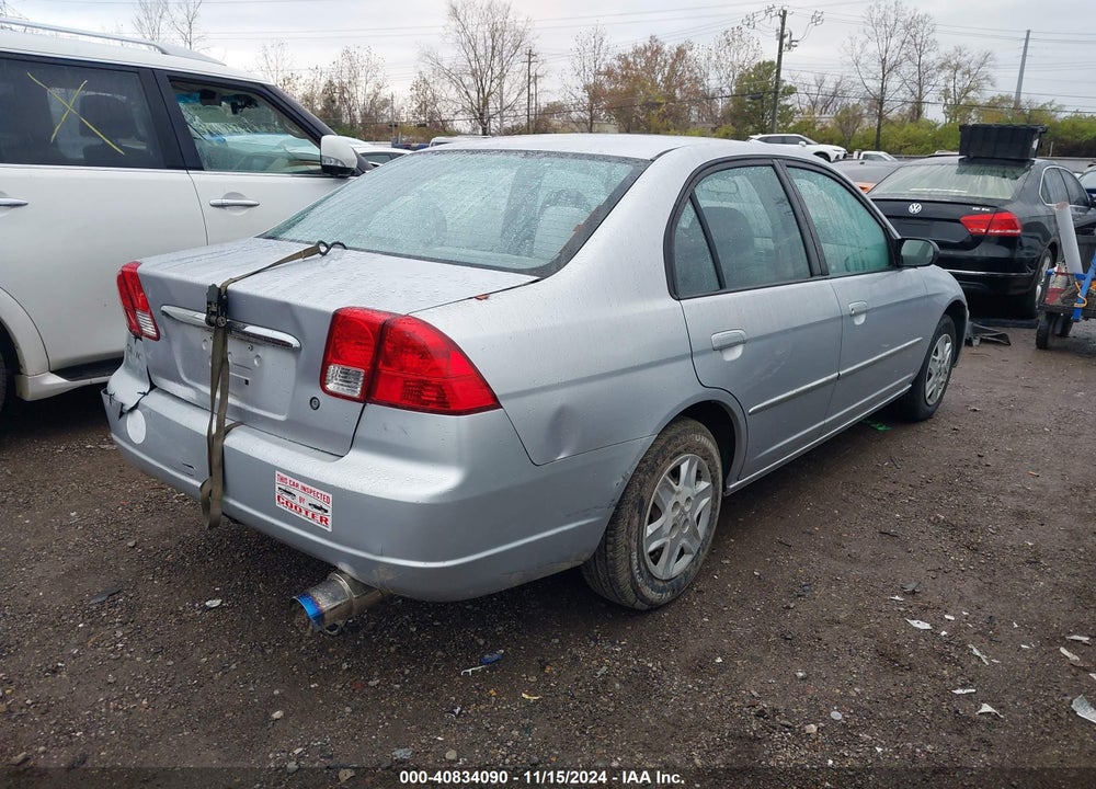 2003 HONDA CIVIC LX VIN: 1HGES16643L013422