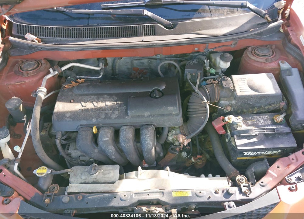 2004 PONTIAC VIBE VIN: 5Y2SL62844Z418889