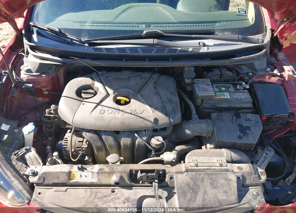 2013 HYUNDAI ELANTRA GLS VIN: 5NPDH4AE7DH392463