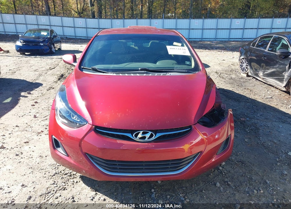 2013 HYUNDAI ELANTRA GLS VIN: 5NPDH4AE7DH392463