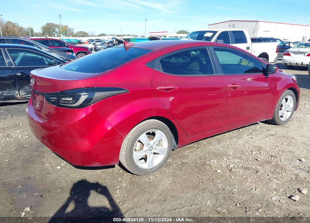 2013 HYUNDAI ELANTRA GLS VIN: 5NPDH4AE7DH392463
