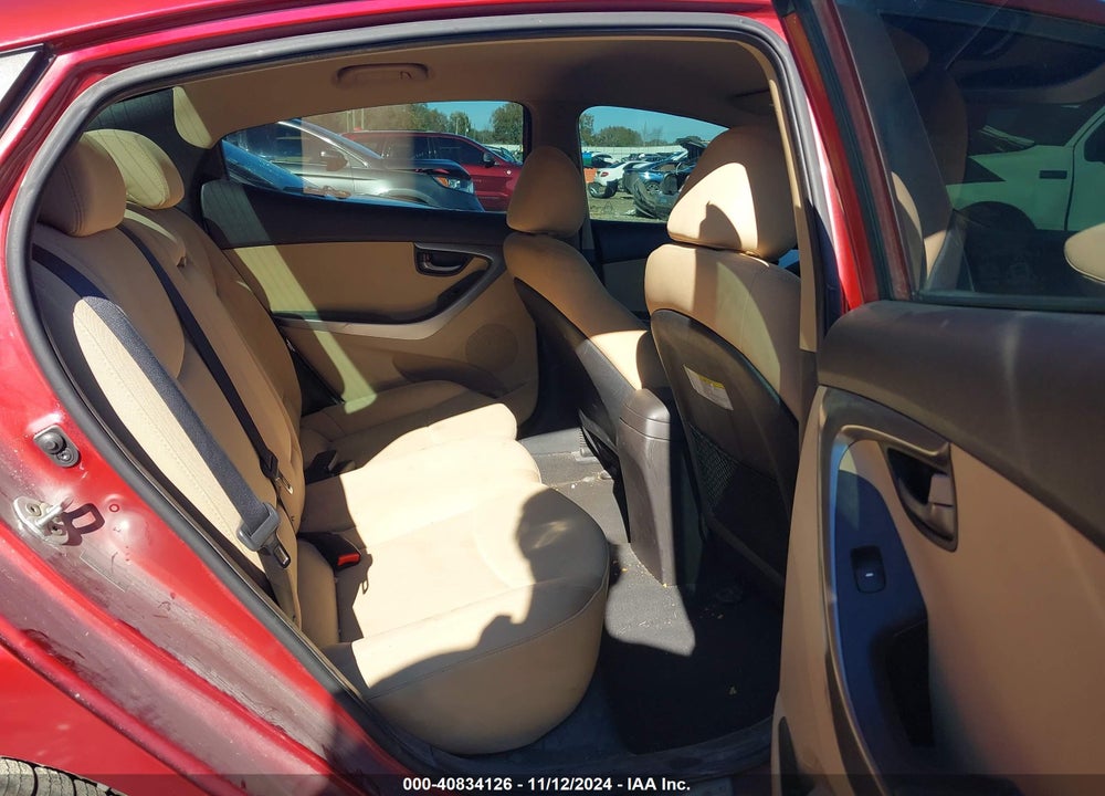 2013 HYUNDAI ELANTRA GLS VIN: 5NPDH4AE7DH392463
