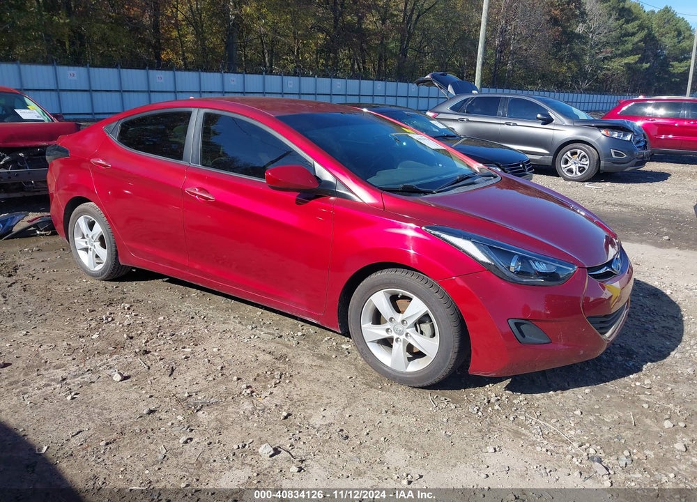 2013 HYUNDAI ELANTRA GLS VIN: 5NPDH4AE7DH392463