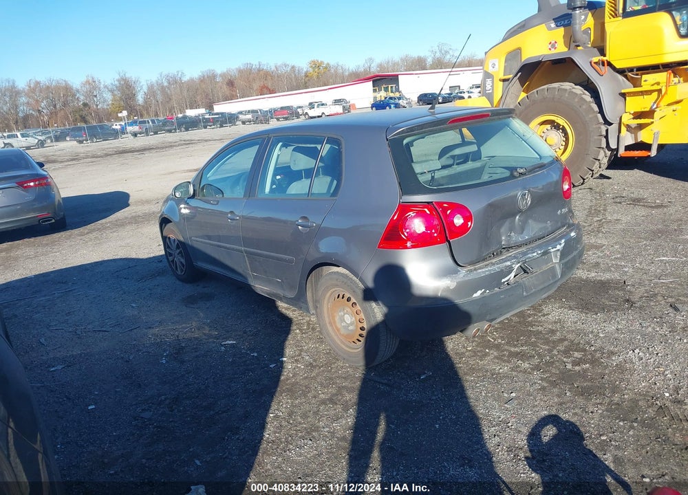 2007 VOLKSWAGEN RABBIT 4-DOOR VIN: WVWDR91K27W141798