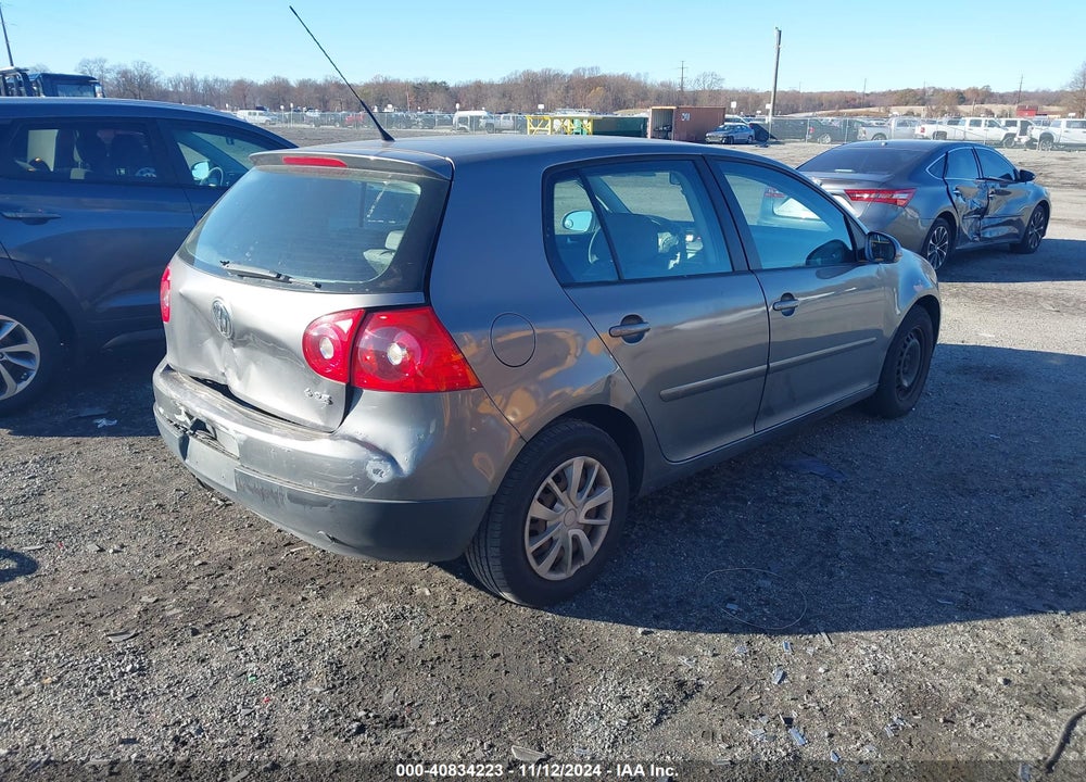 2007 VOLKSWAGEN RABBIT 4-DOOR VIN: WVWDR91K27W141798