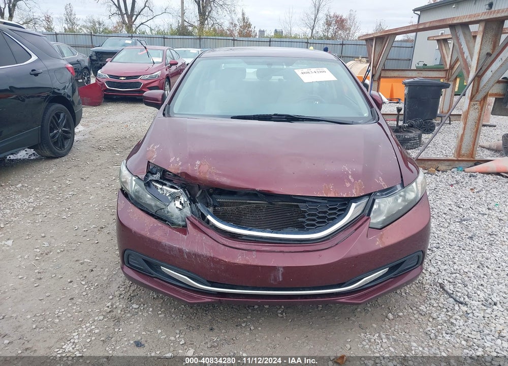 2014 HONDA CIVIC LX VIN: 19XFB2F50EE067618