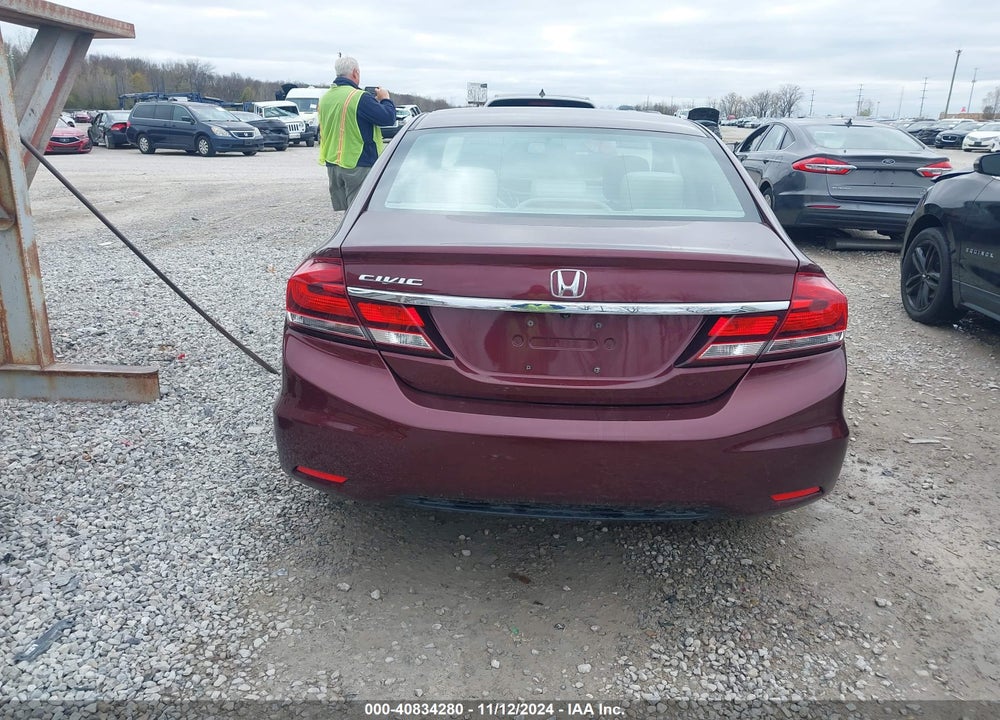 2014 HONDA CIVIC LX VIN: 19XFB2F50EE067618