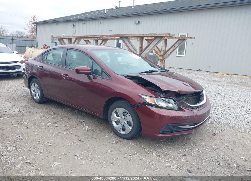 2014 HONDA CIVIC LX VIN: 19XFB2F50EE067618