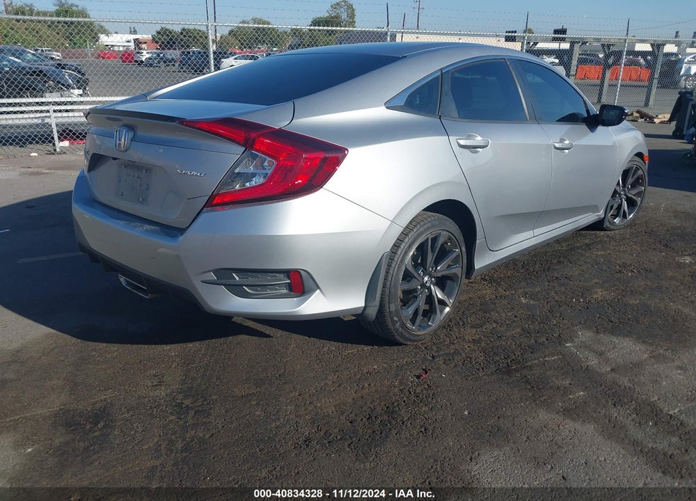 2019 HONDA CIVIC SPORT VIN: 2HGFC2F83KH586218