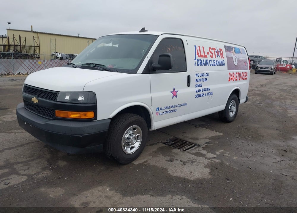 2019 CHEVROLET EXPRESS 2500 WORK VAN VIN: 1GCWGAFP1K1364702