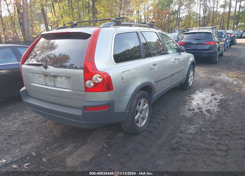 2004 VOLVO XC90 2.5T VIN: YV1CN59H041109332