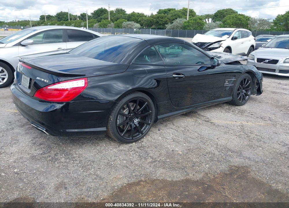 2013 MERCEDES-BENZ SL 63 AMG VIN: WDDJK7EA7DF016732