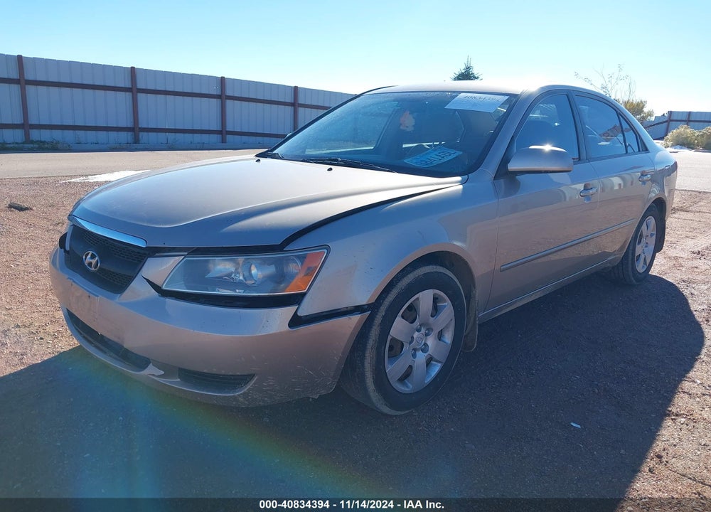 2007 HYUNDAI SONATA GLS VIN: 5NPET46C77H182024