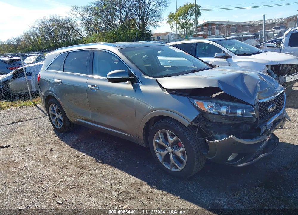 2017 KIA SORENTO 3.3L SX VIN: 5XYPK4A50HG189247