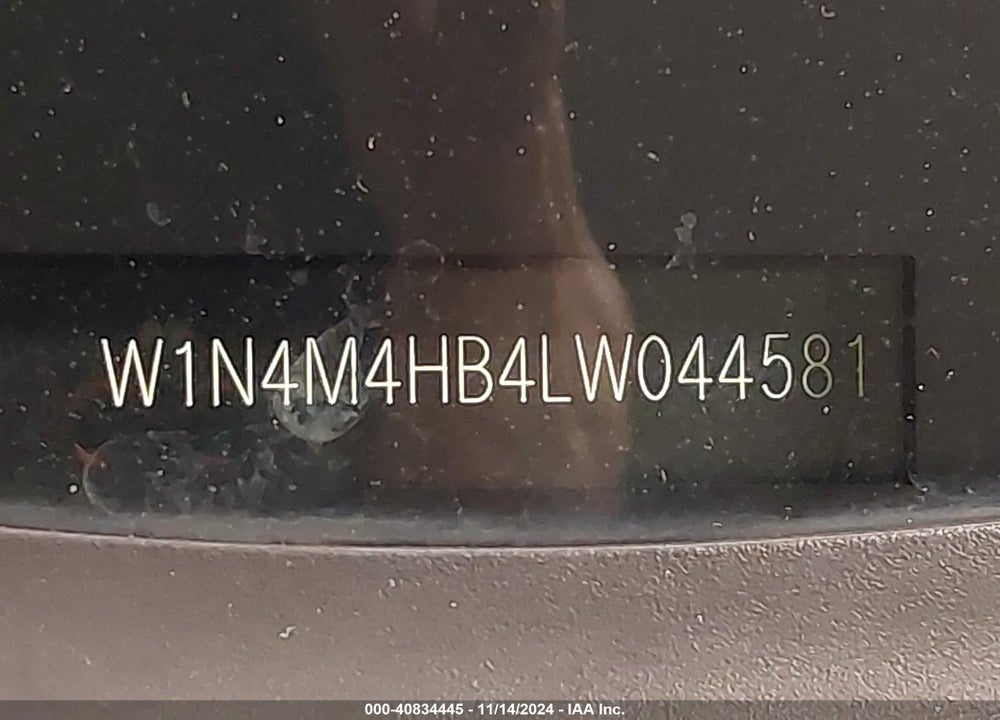 2020 MERCEDES-BENZ GLB 250 4MATIC VIN: W1N4M4HB4LW044581