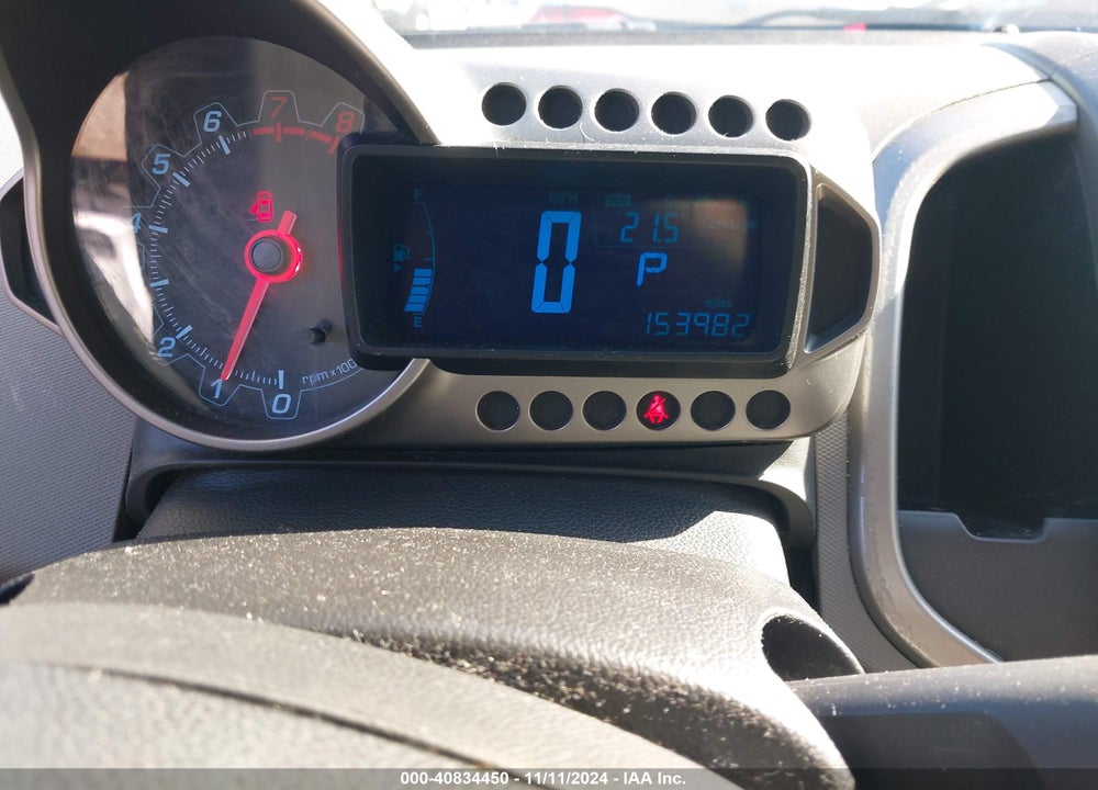 2012 CHEVROLET SONIC 2LT VIN: 1G1JC6SHXC4125174