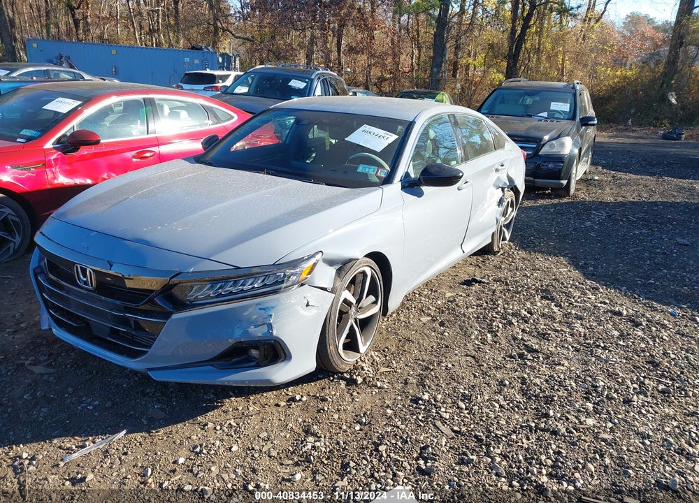 2022 HONDA ACCORD SPORT VIN: 1HGCV1F36NA036932