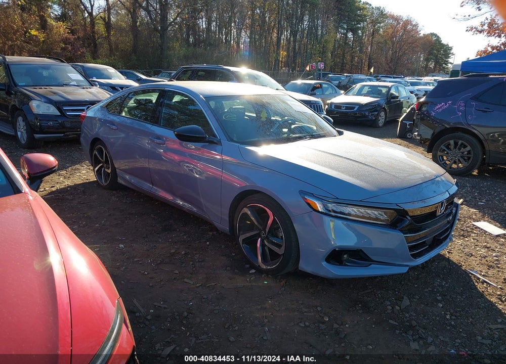 2022 HONDA ACCORD SPORT VIN: 1HGCV1F36NA036932