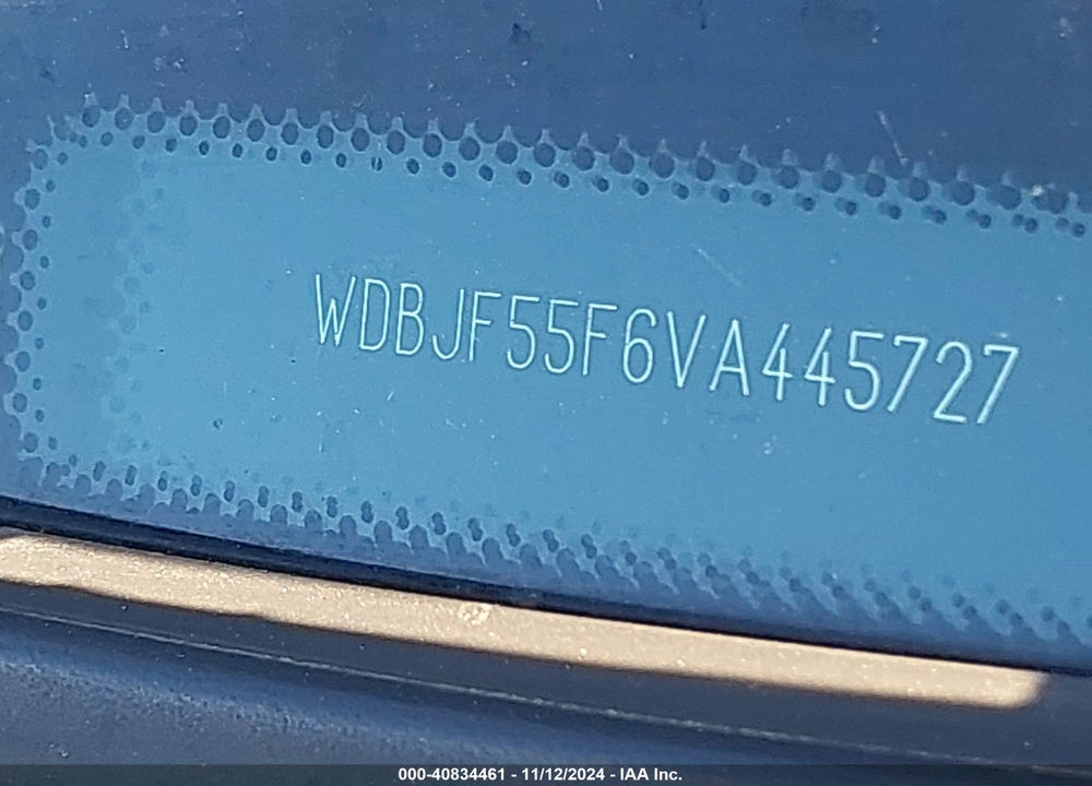 1997 MERCEDES-BENZ E 320 VIN: WDBJF55F6VA445727