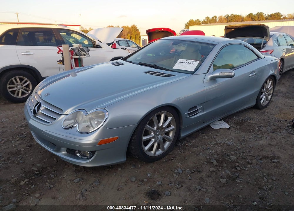 2007 MERCEDES-BENZ SL 550 VIN: WDBSK71F37F127426