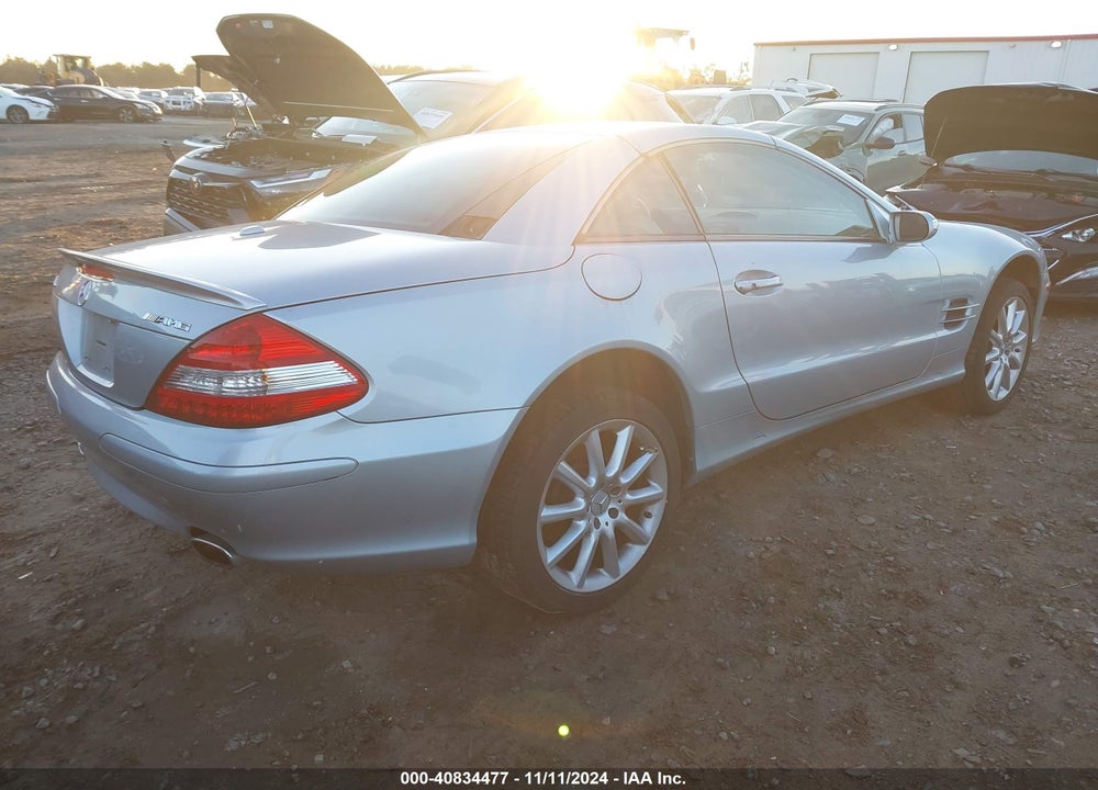 2007 MERCEDES-BENZ SL 550 VIN: WDBSK71F37F127426