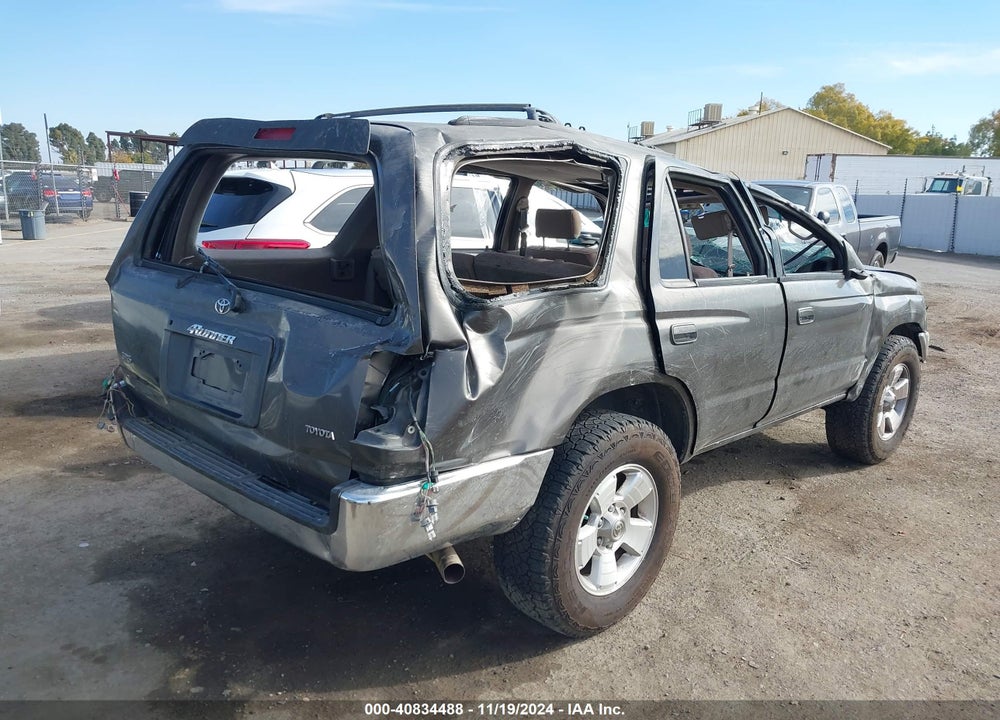 1998 TOYOTA 4RUNNER SR5 V6 VIN: JT3GN86R4W0055729